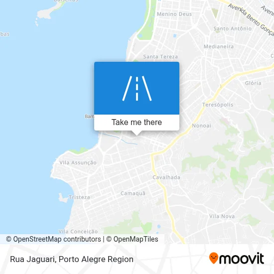 Rua Jaguari map