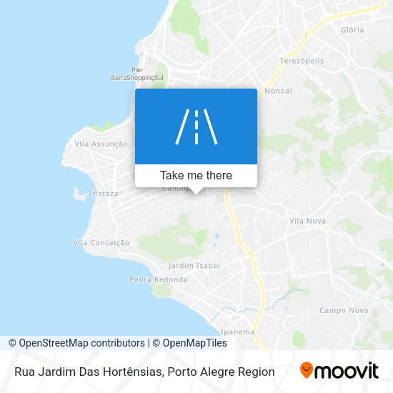 Rua Jardim Das Hortênsias map