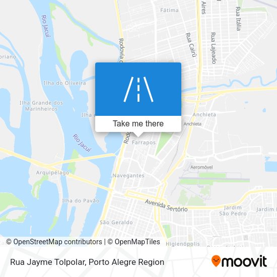 Rua Jayme Tolpolar map