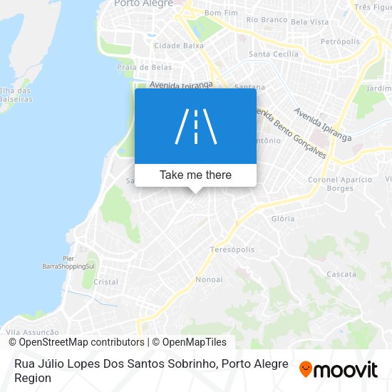 Rua Júlio Lopes Dos Santos Sobrinho map