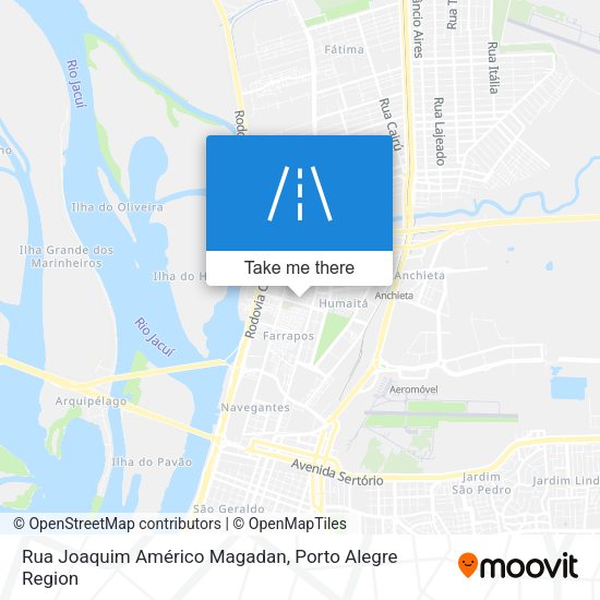 Rua Joaquim Américo Magadan map