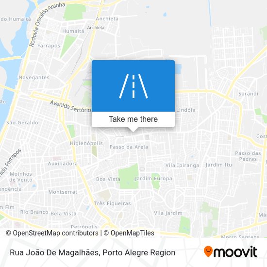 Rua João De Magalhães map