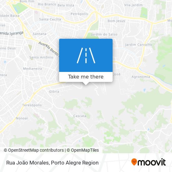 Mapa Rua João Morales