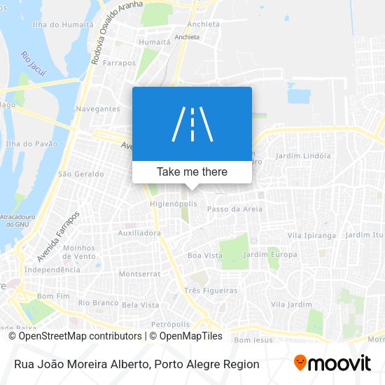 Rua João Moreira Alberto map