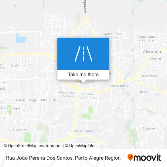Rua João Pereira Dos Santos map
