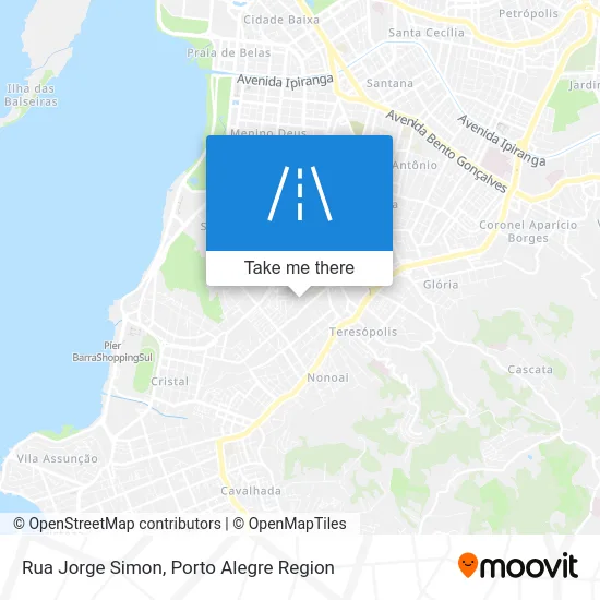 Rua Jorge Simon map
