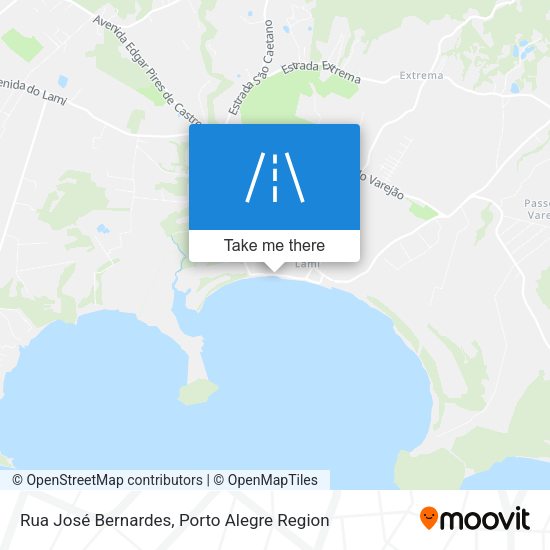 Rua José Bernardes map