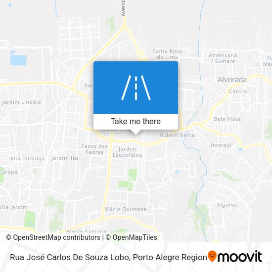 Rua José Carlos De Souza Lobo map
