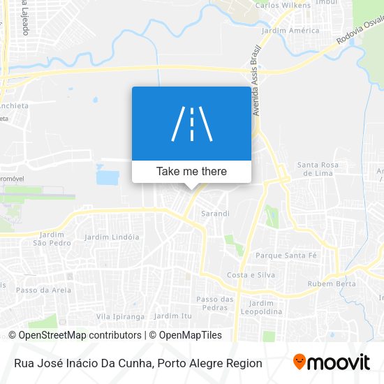 Rua José Inácio Da Cunha map