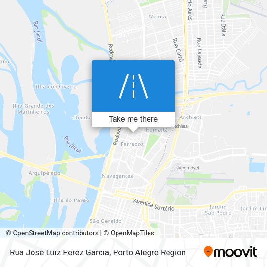 Rua José Luiz Perez Garcia map