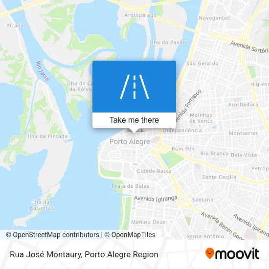 Rua José Montaury map