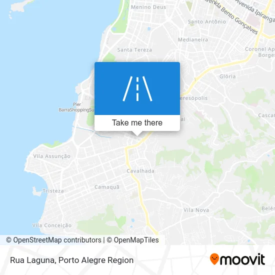 Rua Laguna map