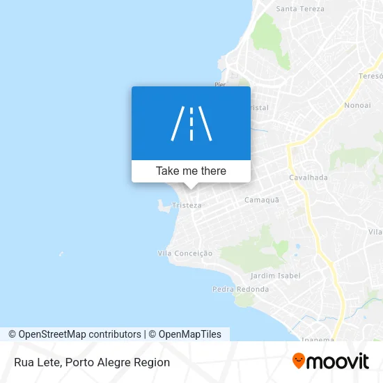 Rua Lete map