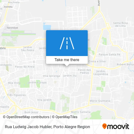 Rua Ludwig Jacob Hubler map