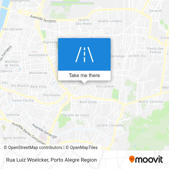 Rua Luiz Woelcker map