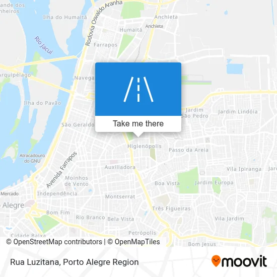 Rua Luzitana map
