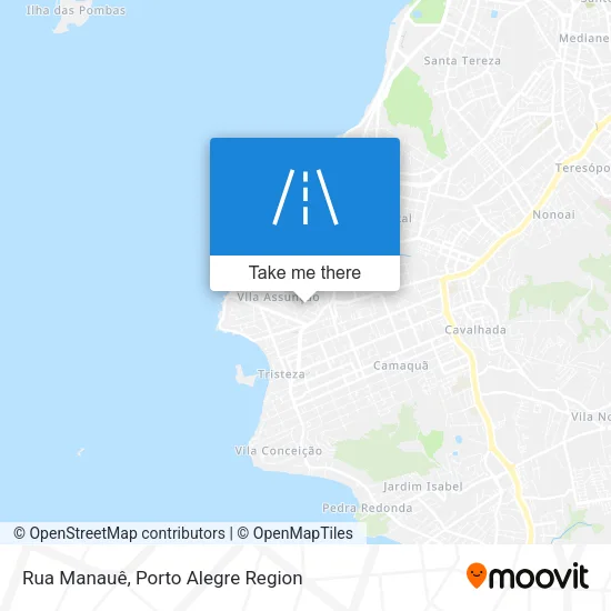 Rua Manauê map