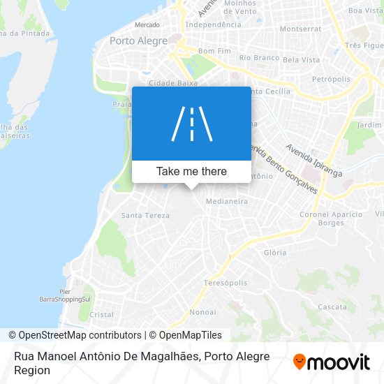 Rua Manoel Antônio De Magalhães map