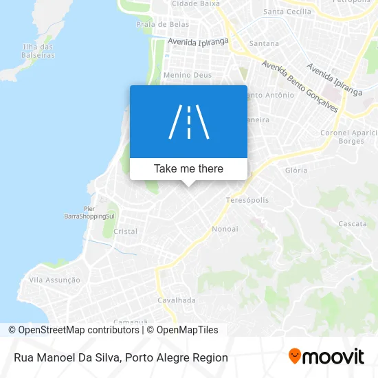 Rua Manoel Da Silva map