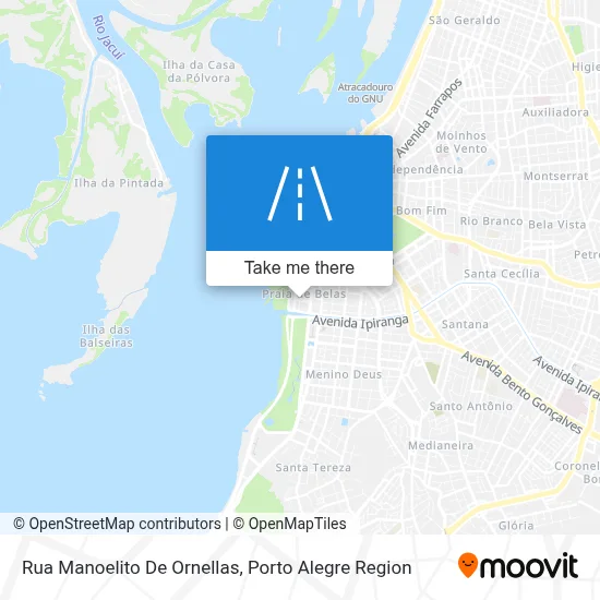 Rua Manoelito De Ornellas map
