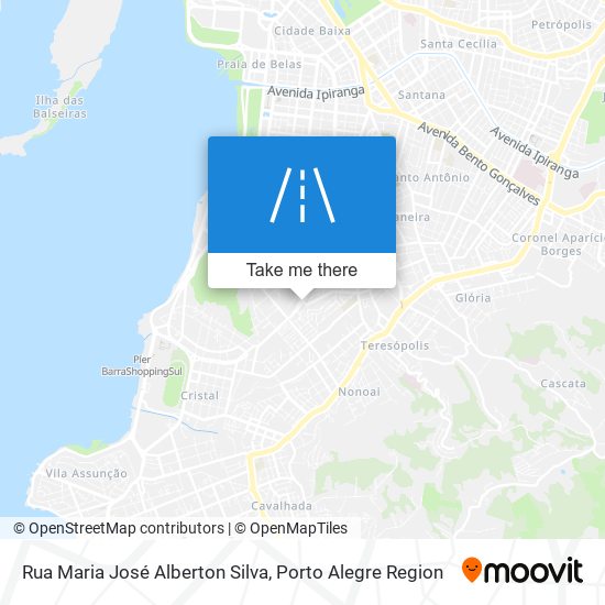 Rua Maria José Alberton Silva map