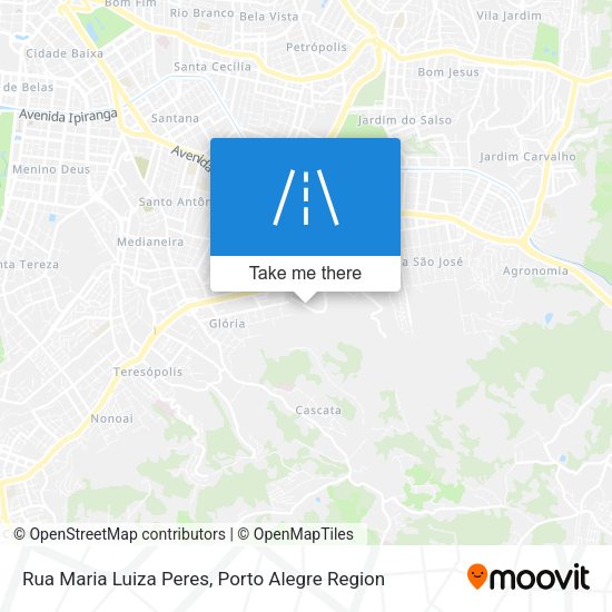 Rua Maria Luiza Peres map