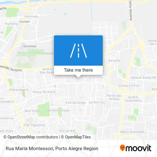 Rua Maria Montessori map