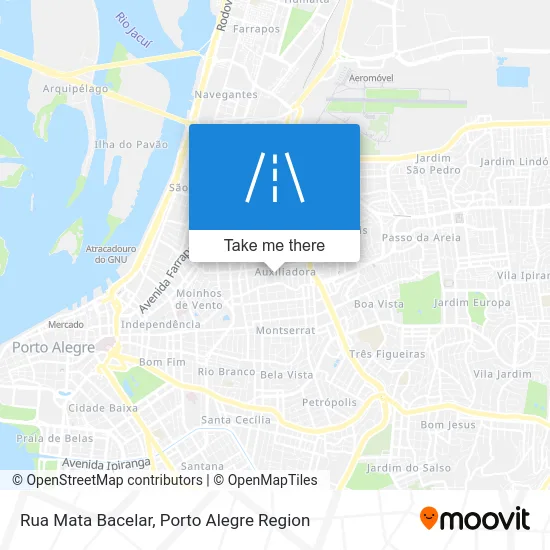 Rua Mata Bacelar map