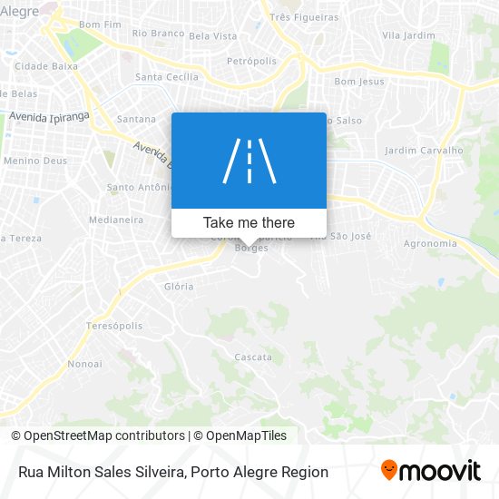 Rua Milton Sales Silveira map