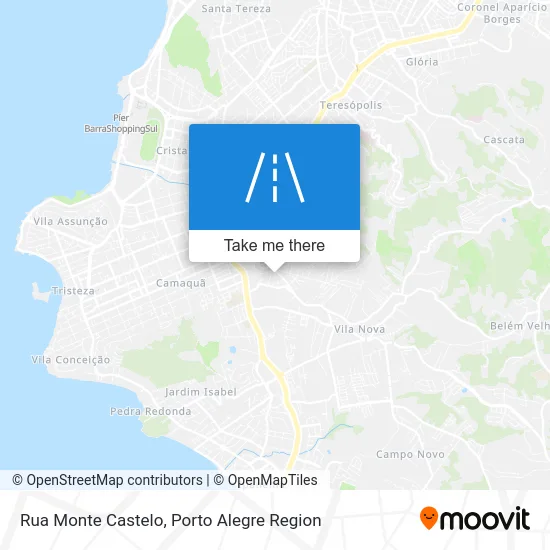 Rua Monte Castelo map