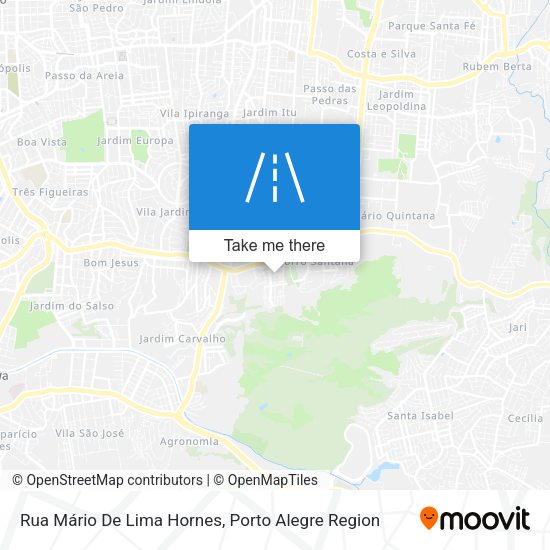 Rua Mário De Lima Hornes map