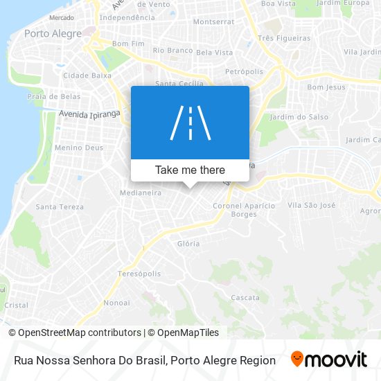 Mapa Rua Nossa Senhora Do Brasil