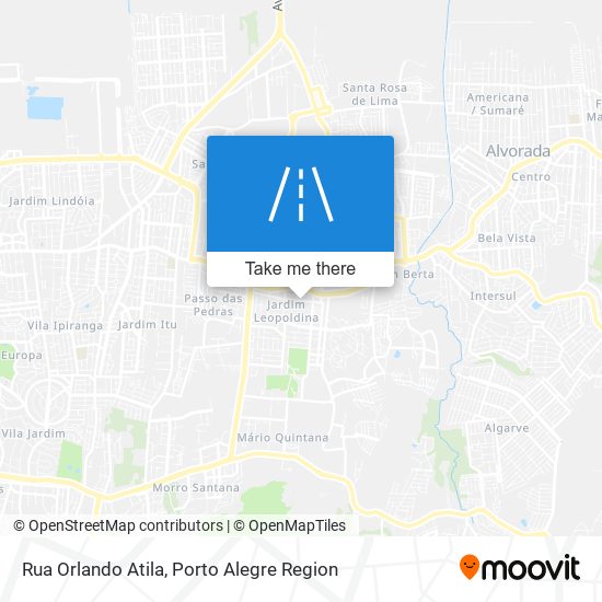 Rua Orlando Atila map
