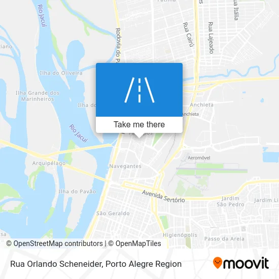 Rua Orlando Scheneider map