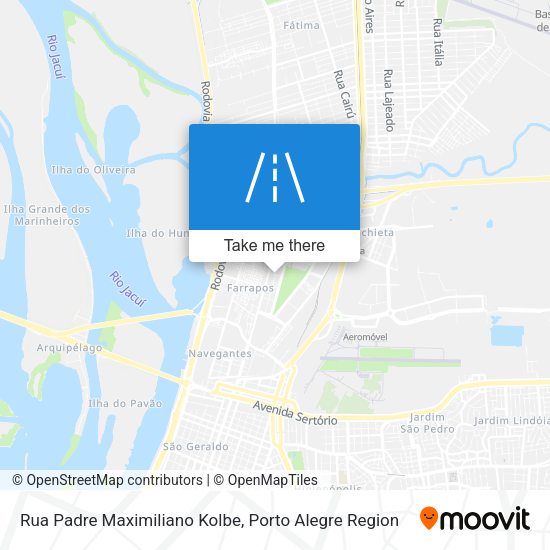 Rua Padre Maximiliano Kolbe map