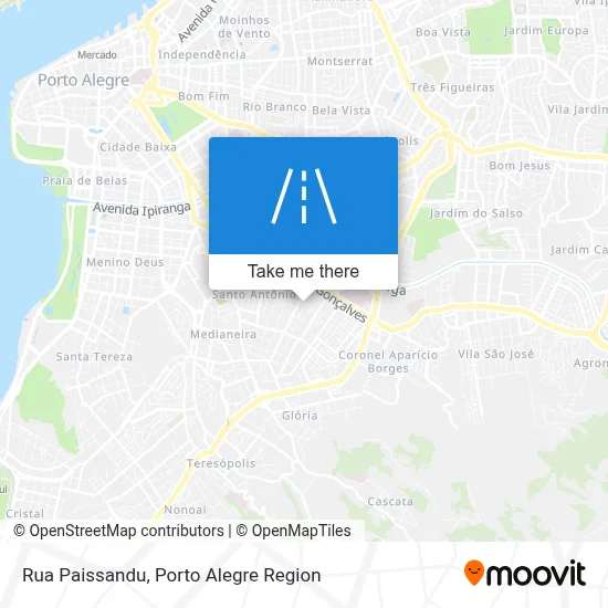 Rua Paissandu map