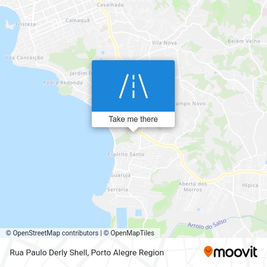 Rua Paulo Derly Shell map