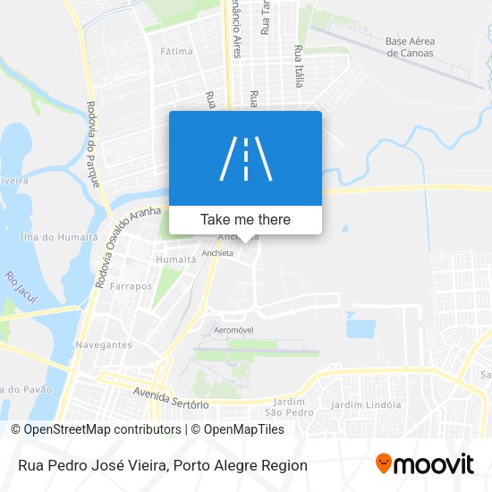 Rua Pedro José Vieira map