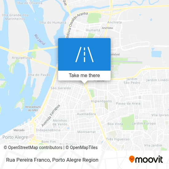 Rua Pereira Franco map