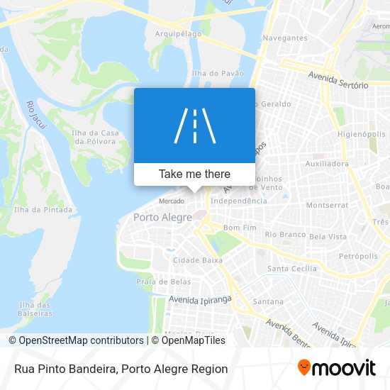 Rua Pinto Bandeira map