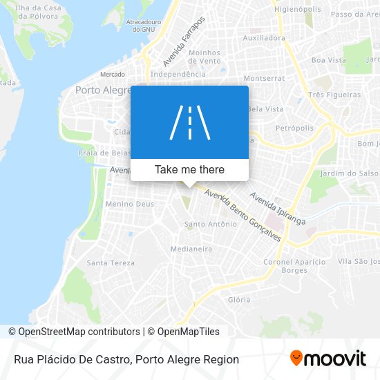 Rua Plácido De Castro map