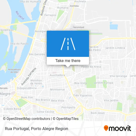 Rua Portugal map