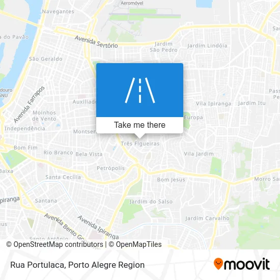Rua Portulaca map