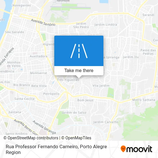 Rua Professor Fernando Carneiro map