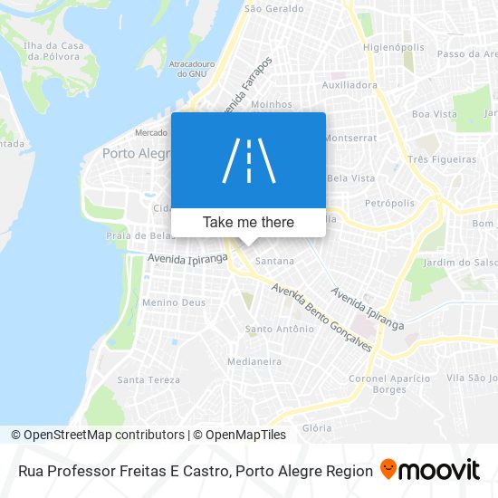 Rua Professor Freitas E Castro map