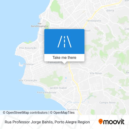 Rua Professor Jorge Bahlis map