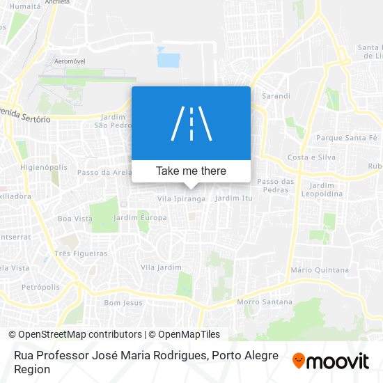 Rua Professor José Maria Rodrigues map