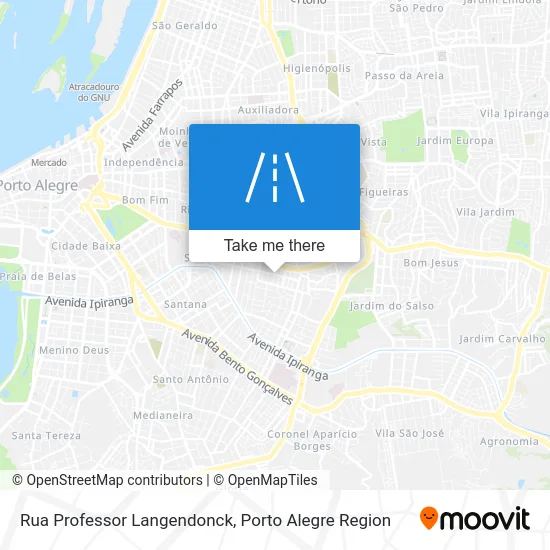 Rua Professor Langendonck map