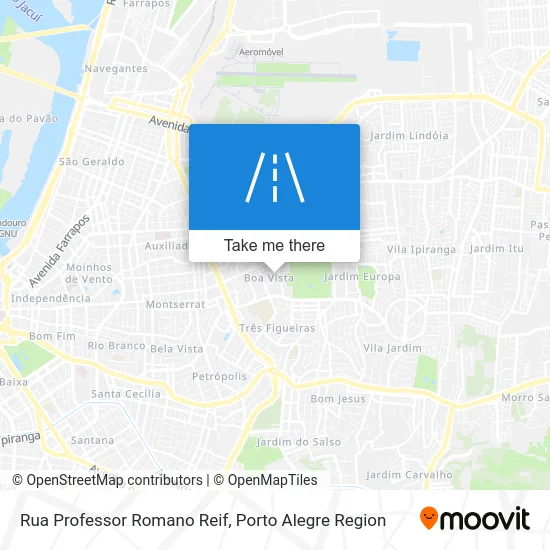 Rua Professor Romano Reif map