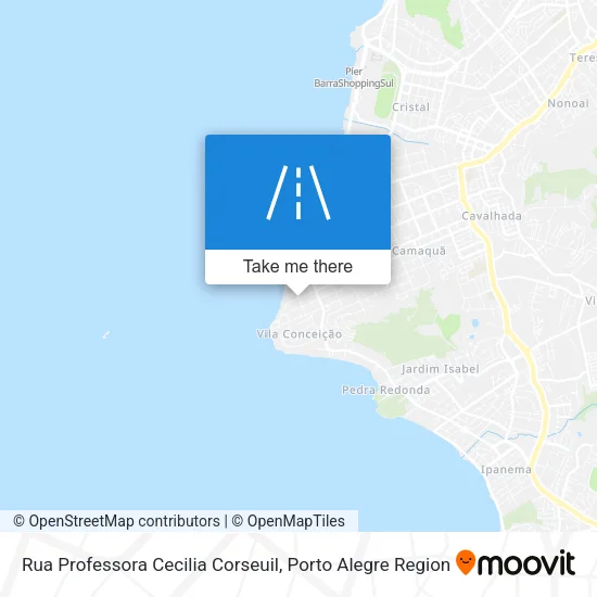 Rua Professora Cecilia Corseuil map